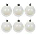 thumbnail image 1 of 6PC Christmas Iridescent Ornaments,DIY Plastic Clear Fillable Iridescent Christmas Balls, Baubles DIY Craft for Christmas Tree Window Home Holiday Party Wedding Decor(White 6cm), 1 of 7