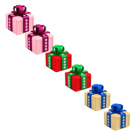 6PC Christmas Surprise Boxes,Funny Gifts,Small Boxes for Gifts,Take Apart Boxes to Get Gifts, Puzzle of Boxes toy Surprise Funny Prank Christmas Boxes Gifts, Novelty Boxes Christmas Teen Gifts