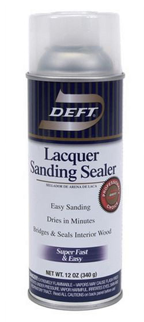 6PC Deft Deft 01513 Spray Lacquer Sanding Sealer, 12 Oz.