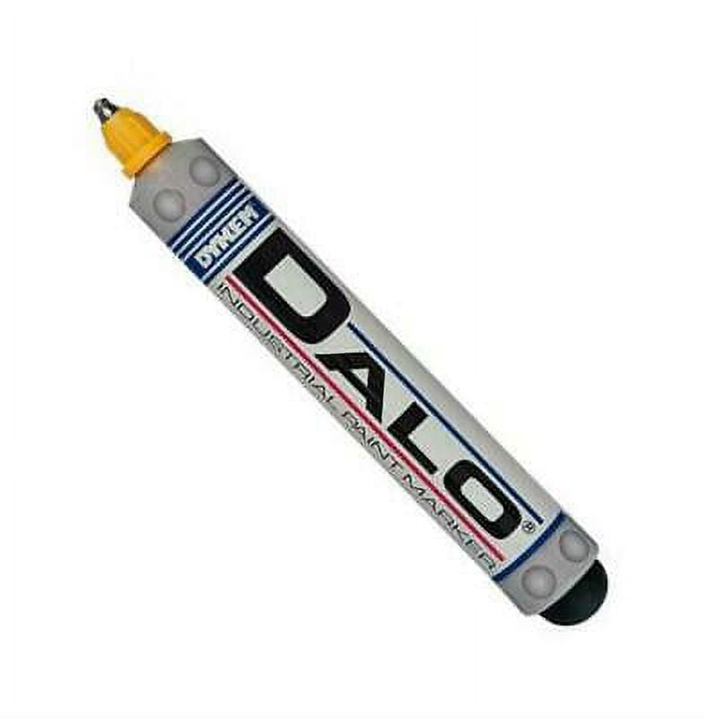 6PC Dykem Dykem 26063 Oil based paint Paint Marker, Yellow