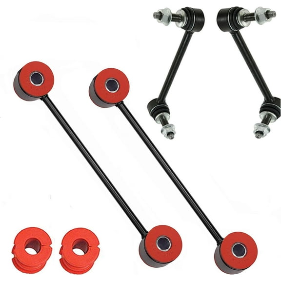 6PC Front/Rear Sway Bar Links + Front Bushings FITS Dodge Charger Challenger Magnum Chrysler 300