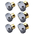 6pc-garden-hose-fittings-aluminum-female-and-male-with-clamp-water-hose