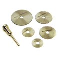 thumbnail image 1 of 6PC HSS Mini Circular Saw / Circle Rotary Cutting Disc Blade TE272, 1 of 1