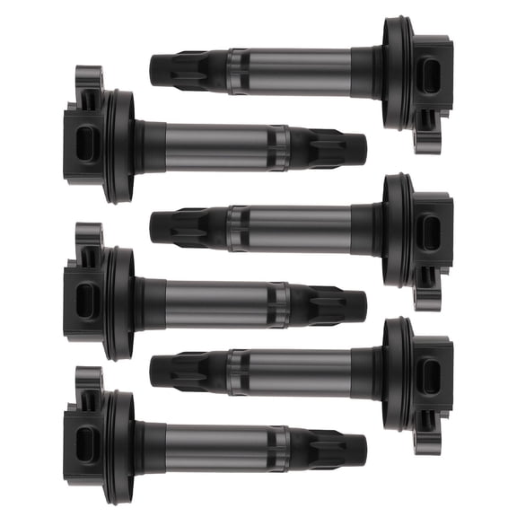 6PC Ignition Coil Pack Set for Ford F150 Edge Explorer Flex Taurus Mustang 3.5L 3.7L V6, Replacement for SKIC508, DG563, UF823, 7T4Z12029F, Engine Ignition System Components