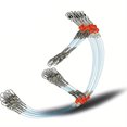 thumbnail image 2 of 100-Pack Strong Anti-Bite Fishing Hooks - Barbed Sub-Line Hooks For Fresh & Saltwater - DORISEA 2 of 5