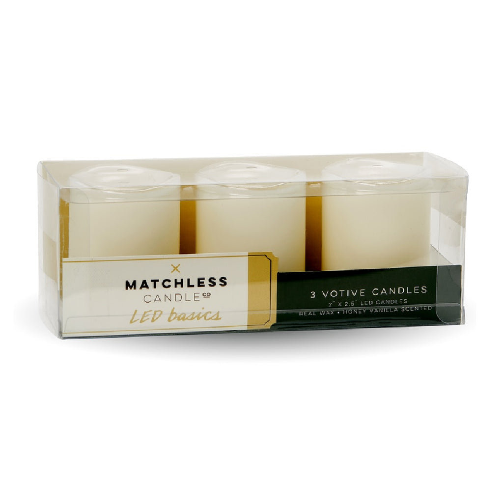 6PC Matchless Matchless 30084824 Darice Pillar Flameless Flickering