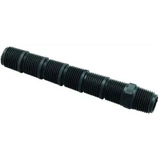 6PC Orbit Irrigation 37169 Cut-off Riser, 1/2 in Connection, 12 in L, Polyethylene, Black