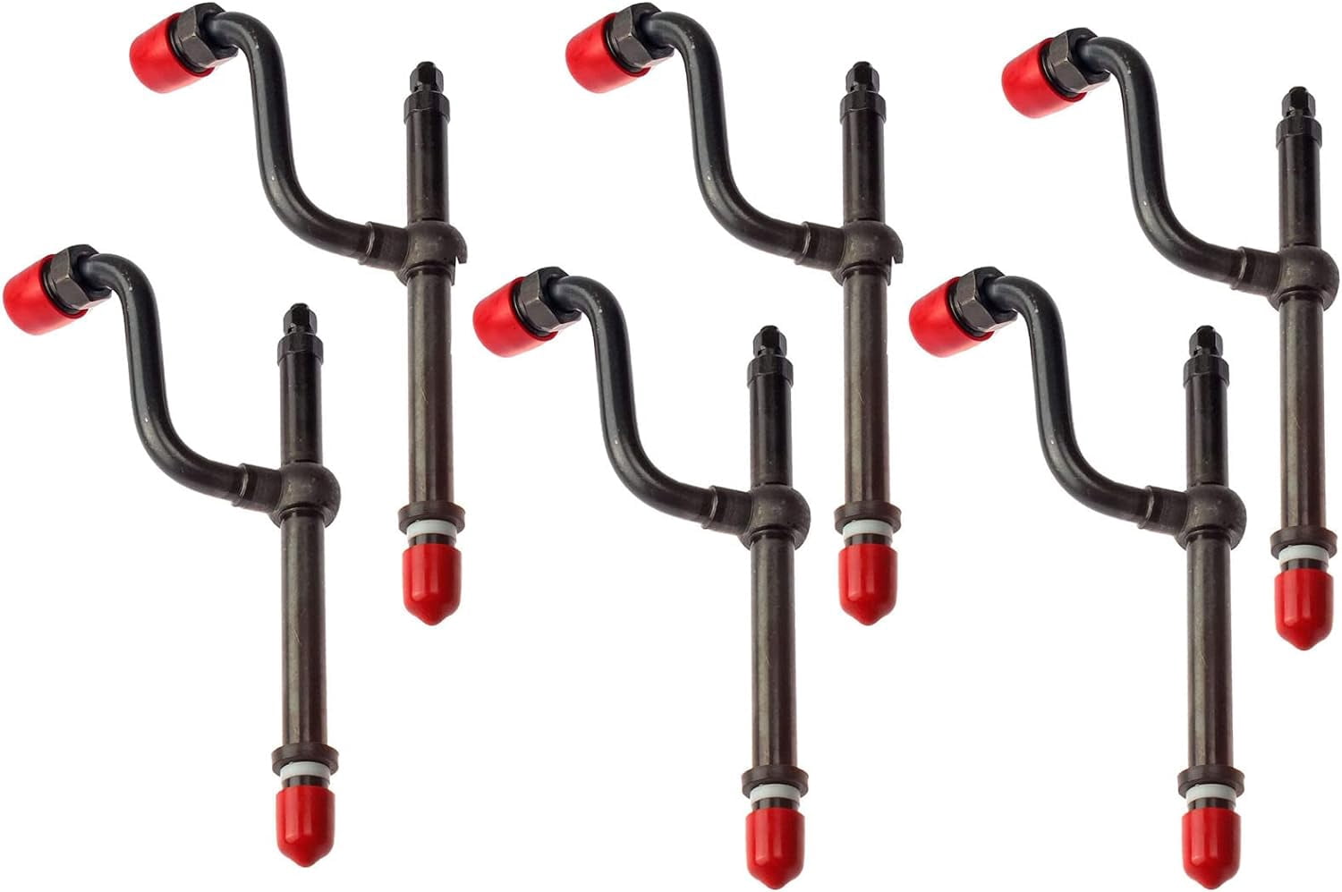 6PC Pencil Fuel Injector Fits for John Deere 3010 3020 4000 4020 4040 ...