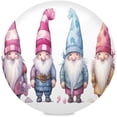 thumbnail image 1 of 6PC Place Mats Cute Gnomes Round Placemat Heat-Resistant Placemats Dining Table Mat Circle Shape 15.4" for Kitchen/Dinner/Party/Restaurant Home Decor Gifts, 1 of 7