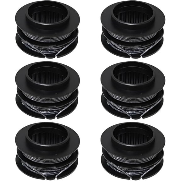 6PC SB00L00 Dual Trimmer Line Replacement Spool STF402 for Greenworks ST60B01, ST60L210, ST60L00, ST60B00, ST60B210, ST60B211, 2103102RC ,ST40L210 ,ST40L00,2111802,STBA60B411,BL60L00, ST80L200