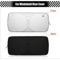 thumbnail image 1 of 6PC/Set Windshield Sun Shade Visor Heat Block Screen Ray Folding Cover Universal, 1 of 5