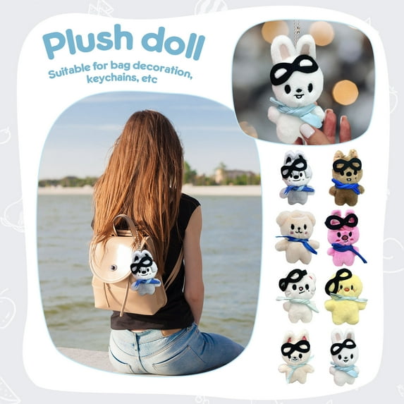 6PC Stray K1ds Skzoo Plush Doll Toys, Skzoo Fel1x Cartoon anime Doll Soft Stuffed Cartoon Skzoo Plush Toy Gift Toys for pop Fans