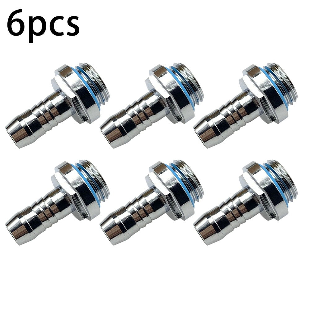 6PC Water Cooling Barb Fitting 2 Touch Fitting G1 4 Thread Hose Pagoda 6pc-water-cooling-barb-fitting-2-touch-fitting-g1-4-thread-hose-pagoda