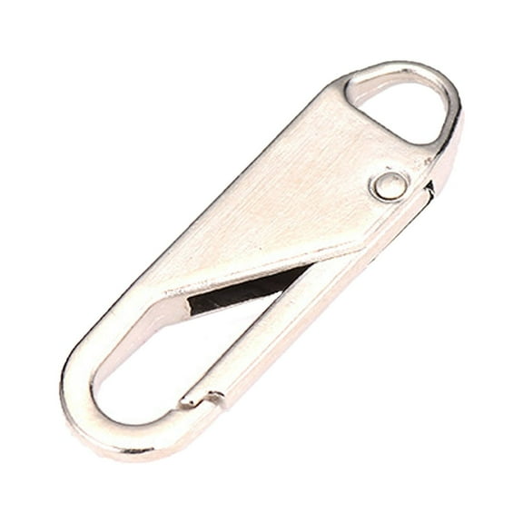 6PC Zipper Pull Replacements, Removable Universal Repair Kit, Slider Tab for Luggage Jacket Backpack Purses, Zipper Head Fixer Parts Replacement