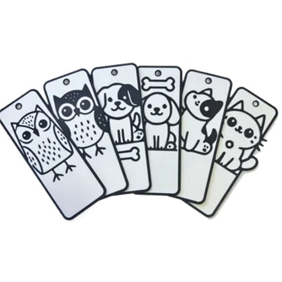 6PC animal bookmark 3D printing