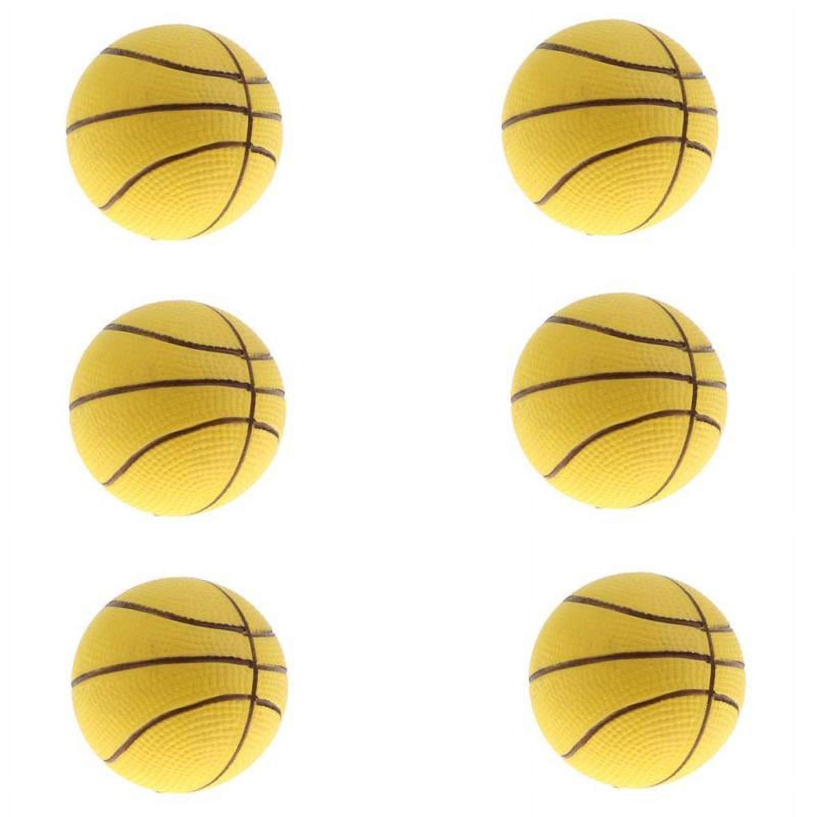 6PCS 2.5'' Rubber Bouncy Balls EVA Jumping Ball Party Bag Fillers Toy