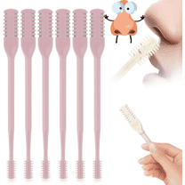 6PCS 2-in-1 Nasal Hair Cutter, 2025 New Double Sided Nose Hair Knife, Portable Nostril Hair Remover Tool, 360° Rotating Nose Hair Trimmer with Ear Picker , New Nose Hair Trimmer for Men Women