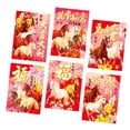 6PCS 2026 Year of Horse Paper Envelopes Traditional Chinese Culture ...