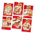 6PCS 2026 Year of Horse Paper Envelopes Traditional Chinese Culture ...
