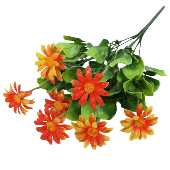 6PCS 30cm Artificial Daisies Bouquets with Long Stems - Multi-Color Flowers for Outdoor/Indoor Decor - Daisy for Garden Planters & Window Boxes