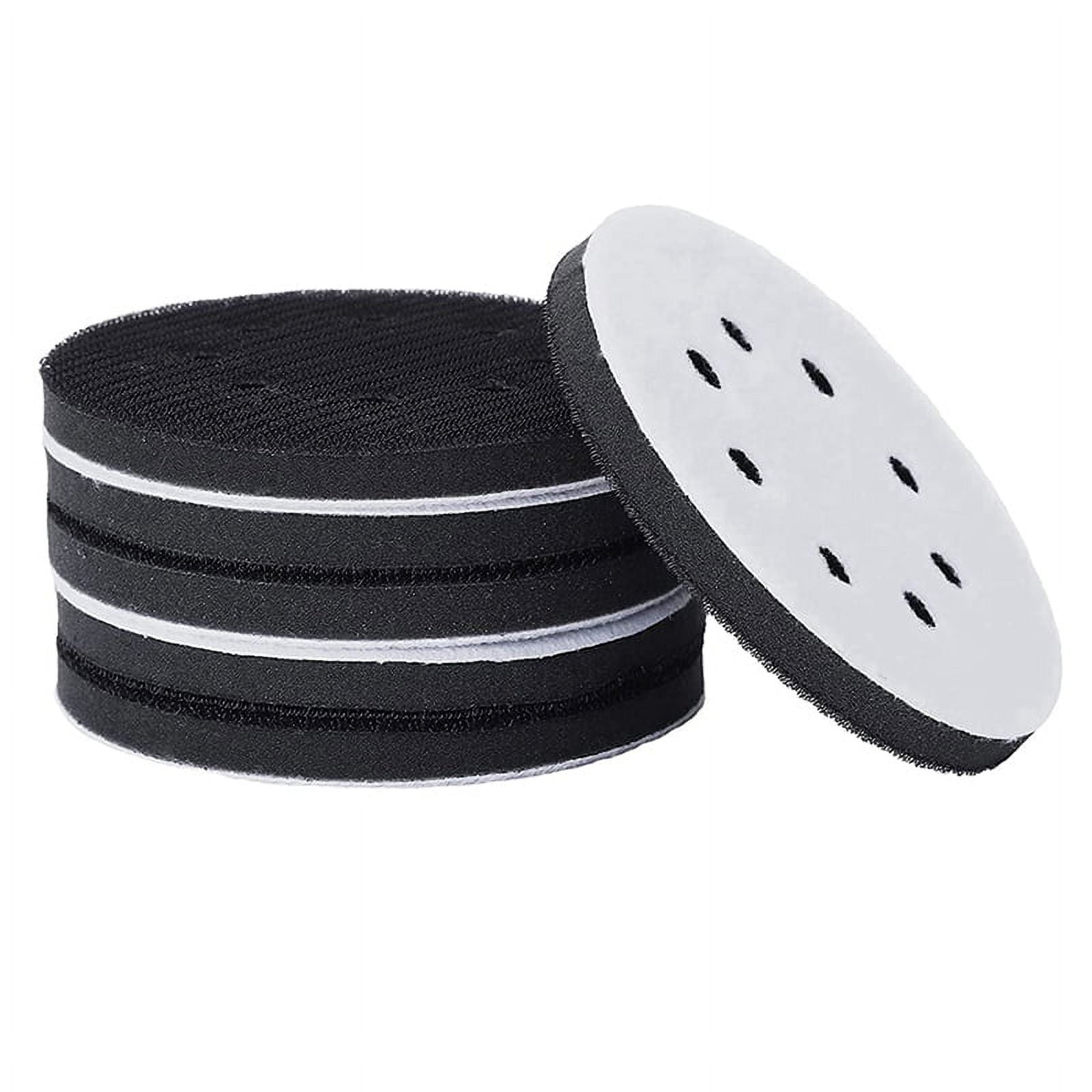6PCS 5 Inch(125mm) 8-Hole Soft Sponge Interface Pad for Sanding Pads ...