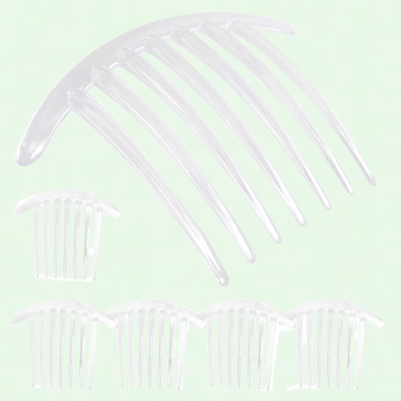 6PCS 7 Fiacail Twist Combs Gearrthga Cor Gruaige Clphirt