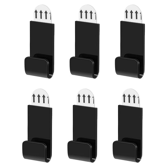 6PCS Acrylic Wall Display Shelves for Vinyls Records Removable Adhesive Mounting Systems Space Saving Storage Rack
