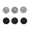 6PCS Aluminum Alloy Shutter Release Button Flat Convex Concave Shutter