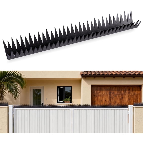 6PCS Anti Climb Fence Spikes, Security Fence Spikes Metal, Fence Spikes Security for Outdoor Walls, Garden Fences, Roofs, Intruder Deterrent Anti Climb Spikes for Home, Farm Protection(94.4 in)