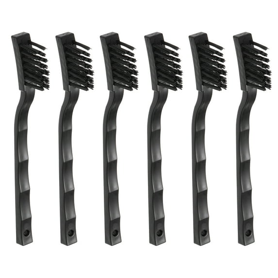 6PCS Anti Static Brush, 169mm Dusting Cleaning Brush for Small Spaces Keyboard Computer PCB Electronic Cleaning Kit, Black