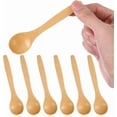 thumbnail image 1 of 6PCS Bamboo Spoons,Mini Wooden Spoons 5.5 Inch,Multi-purpose Small Teaspoons for Condiments Spices Honey Ice Cream Coffee Kitchen & Serving Utensils, 1 of 7