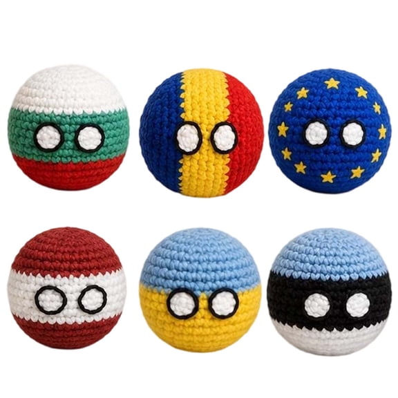 6PCS Bean Bag Juggling Ball Set, 2.36in Soft Non Bouncing Toss Catch Coordination Training Ball with Reinforced Stitching for Outdoor Throwing Activities