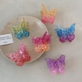thumbnail image 1 of 6PCS Butterfly Hair Clips,Medium Large Gradient Colorful Butterfly Hair Accessories for Women Hair Claw Clips Jaw Clips Claw Clips for Thick/Thin Hair, 1 of 4