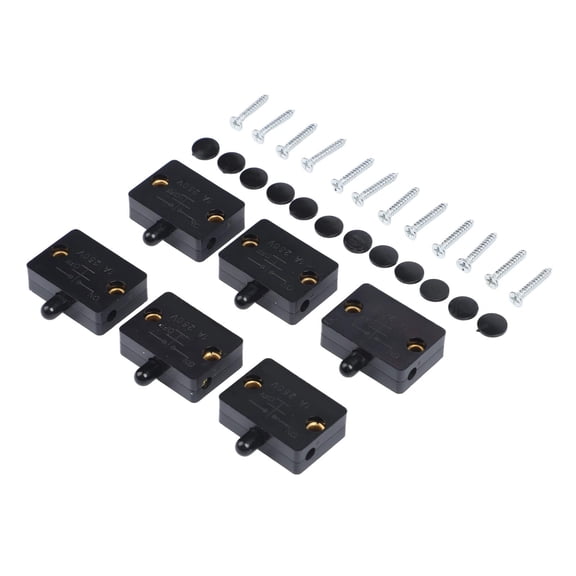 6PCS Cabinet Doors LED Switches Wardrobe Door Lights With Automatic Touch Sensing Touch Switch For Closet Pantries Wardrobe Door