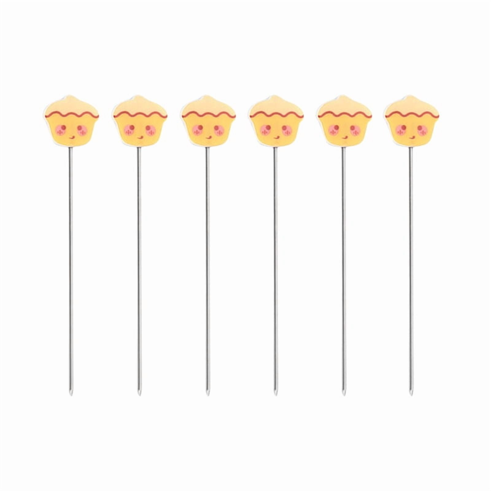 6PCS Cake Tester Needle 6.49 in Stainless Steel Cake Testing Probe Cake ...