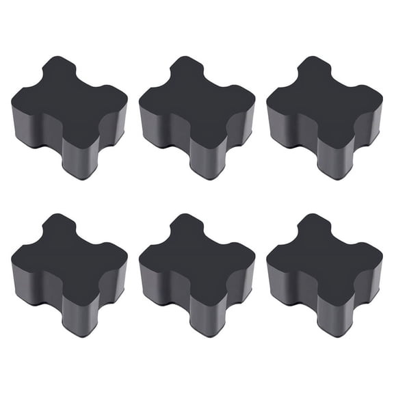 6PCS Car Coil Spring Spacers, Heavy Duty Rubber Coil Spring Booster for 1Inch to 1.5Inch Coil Spring Lift,6 x Car Coil Spring Spacers,Black