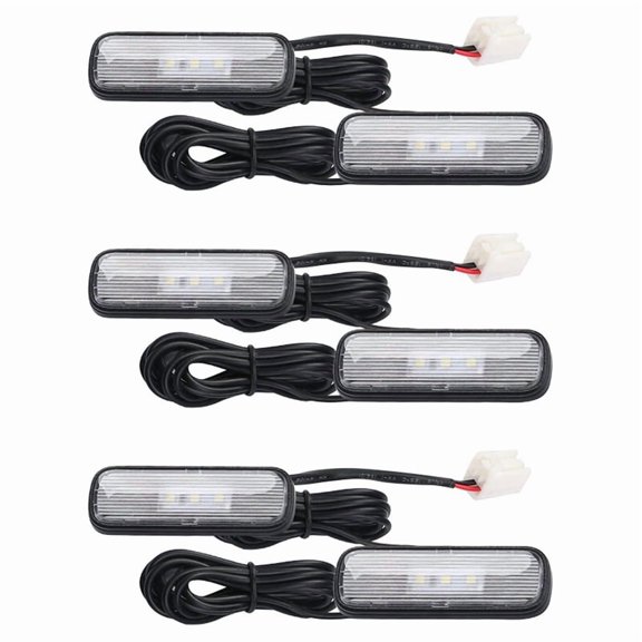 6PCS Car Light LED Interior Atmosphere Light Decoration Lamp Ambient Foot Light for   10Th 2018-2020 Red
