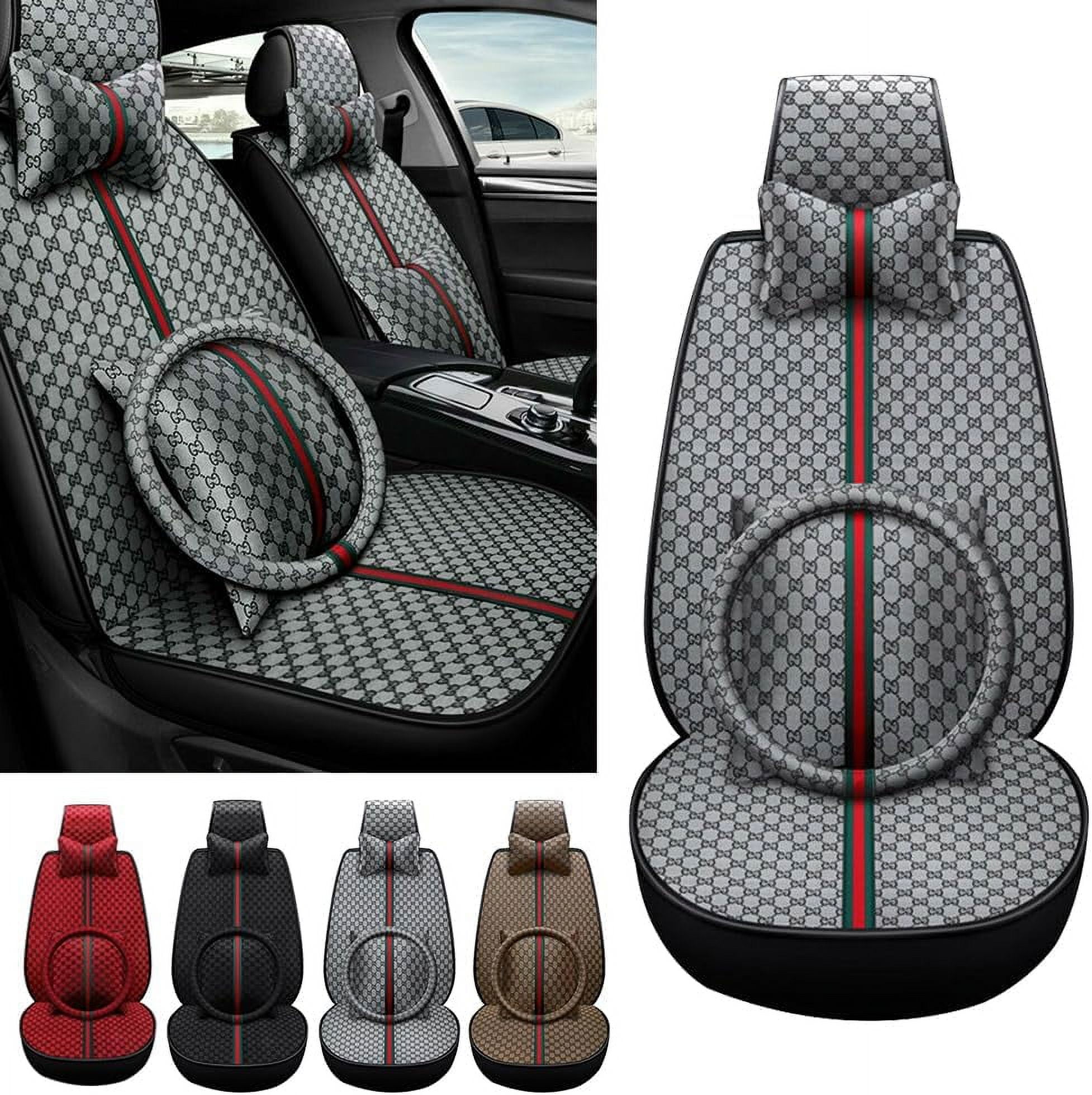 Custom gucci car seat covers hot sale