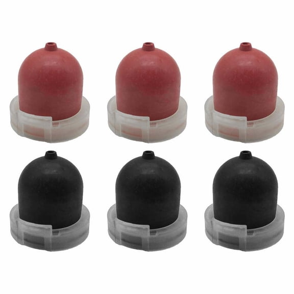 6PCS Carburetor Primer Oil Bubbles for Small Engine Lawn Mowers and Garden Power Equipment - for Select 694395 and 5085 Carburetor Models