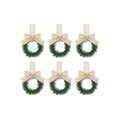 thumbnail image 1 of 6PCS Christmas Kitchen Cabinet Wreaths Plastic with Berry, 1 of 3