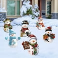 thumbnail image 1 of 6PCS Christmas Yard Signs Xmas Snowman Decorative Gnomes Yard Stakes Holiday Christmas Swedish Tomte Yard Decorations Winter Home Pathway Walkway Decor Christmas Outdoor Garden Lawn Decorations, 1 of 8