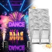 6PCS Cold Spark Machine Ti Powder Consumables 200g/Bag-10m Fountain Sparkular Effects for Wedding DJ Bar Disco Outdoor Stage PartyNot suitable for mini machine sold in our store