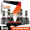 thumbnail image 1 of 6PCS Combo High Low Beam Fog light Kit For Toyota RAV4 2013-2015, 12000 Lumens 6000K White 9005/HB3+9006/HB4 LED Headlight Bulbs & H8/H9/H11 Fog Lamp, 1 of 21