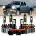 thumbnail image 1 of 6PCS Combo High Low Beam Fog light Kit For Mazda 3 2010 2011 2012 2013, 12000 Lumens 6000K White 9005/HB3+H8/H9/H11 LED Headlight Bulbs & H11 Fog Lamp, 1 of 21