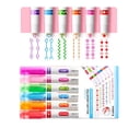 thumbnail image 1 of 6PCS Curves Highlighters Multifunctional Pens For Journaling Handmade Cards Leak Proof Vibranted Color Selection, 1 of 8