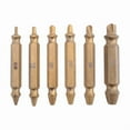 thumbnail image 1 of Quaqdae 6PCS Damaged Screw Extractor Kit,Stripped Screw Extractor Set for Easily and Quickly Remover Common Sizes Of Broken Tool, 1 of 6