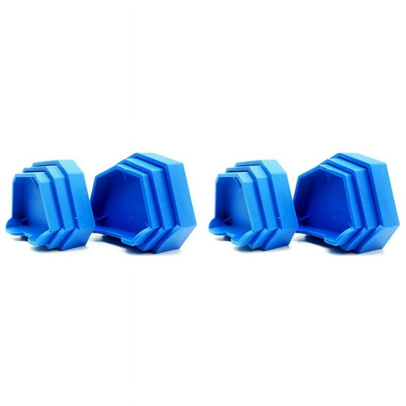 6PCS Dental Model Base Former Impression Trays Base Molds Set