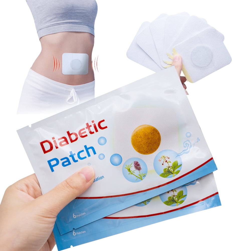 6PCS Diabetic Patch to Stabilizes Blood Sugar Level and Lower Blood Plaster  Hypoglycemic Patch 
