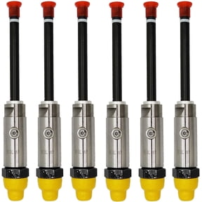 6PCS Diesel Fuel Injector 4W-7018 4W7018 For Caterpillar CAT 3406B 3408 3408B 3412 3412C Engine