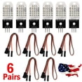thumbnail image 1 of 6PCS Digital Temperature Humidity Sensor Compatible with DHT22 AM2302 For Arduino Hot!!, 1 of 8